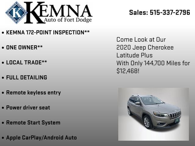 2020 Jeep Cherokee Latitude Plus FWD