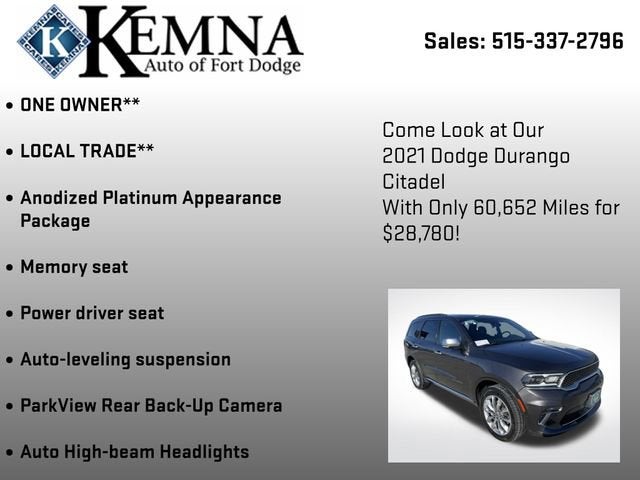 2021 Dodge Durango Citadel AWD