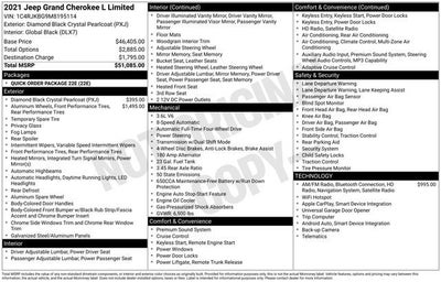 2021 Jeep Grand Cherokee L Limited 4x4