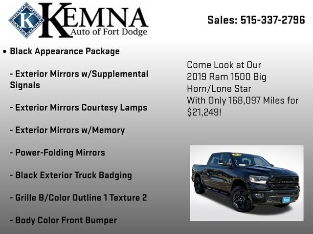 2019 RAM 1500 Big Horn/Lone Star Crew Cab 4x4 5'7" Box