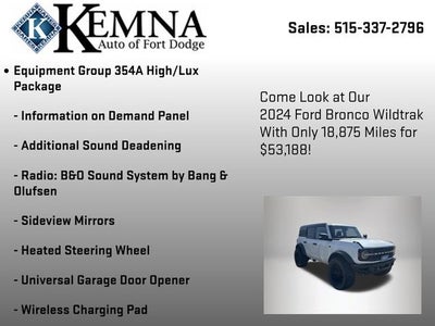 2024 Ford Bronco Wildtrak