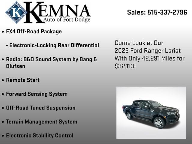 2022 Ford Ranger LARIAT