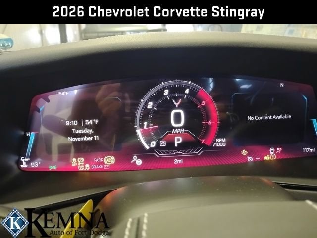 2026 Chevrolet Corvette Stingray 2LT