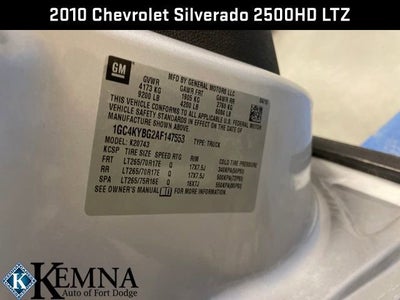 2010 Chevrolet Silverado 2500 HD LTZ