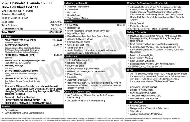 2026 Chevrolet Silverado 1500 LT