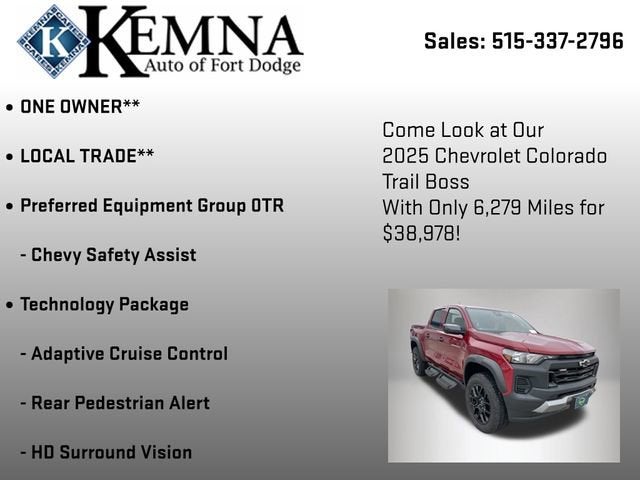 2025 Chevrolet Colorado Trail Boss