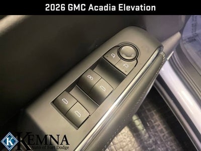 2026 GMC Acadia Elevation