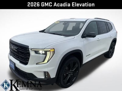 2026 GMC Acadia Elevation