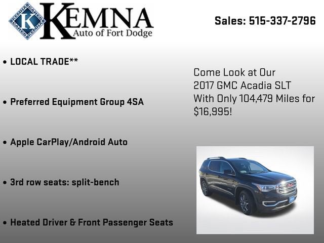 2017 GMC Acadia SLT