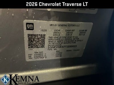 2026 Chevrolet Traverse LT