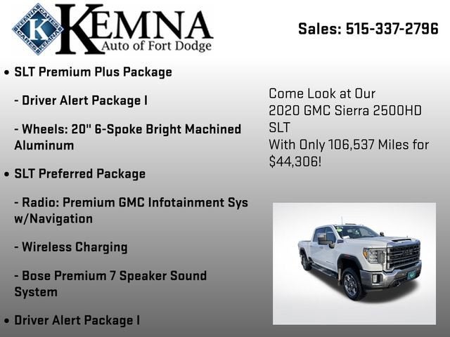 2020 GMC Sierra 2500 HD SLT