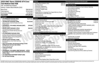 2020 GMC Sierra 2500 HD AT4