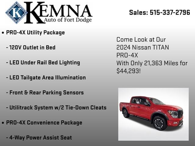 2024 Nissan TITAN Crew Cab PRO-4X 4x4