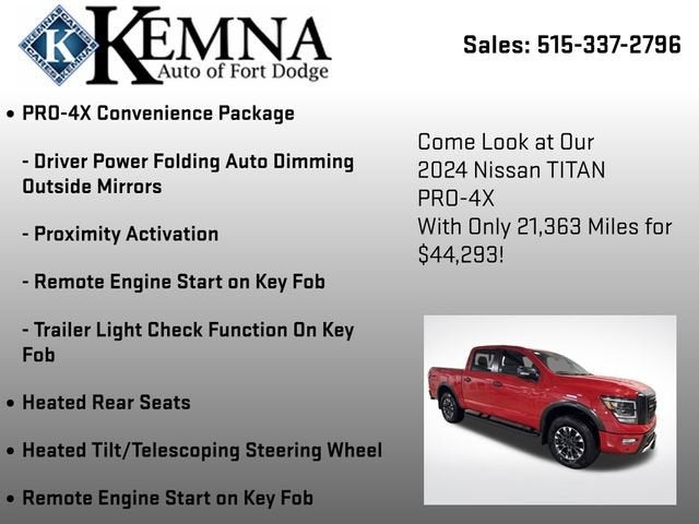 2024 Nissan TITAN Crew Cab PRO-4X 4x4
