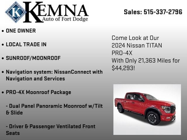 2024 Nissan TITAN Crew Cab PRO-4X 4x4