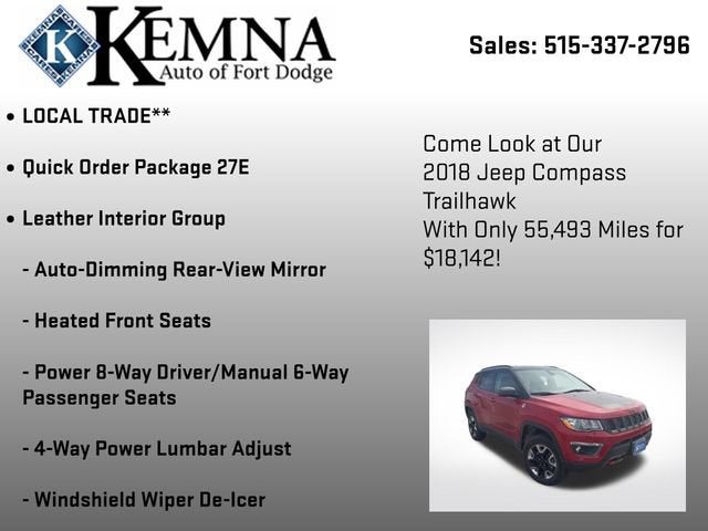 2018 Jeep Compass Trailhawk 4x4