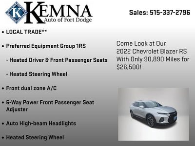 2022 Chevrolet Blazer RS