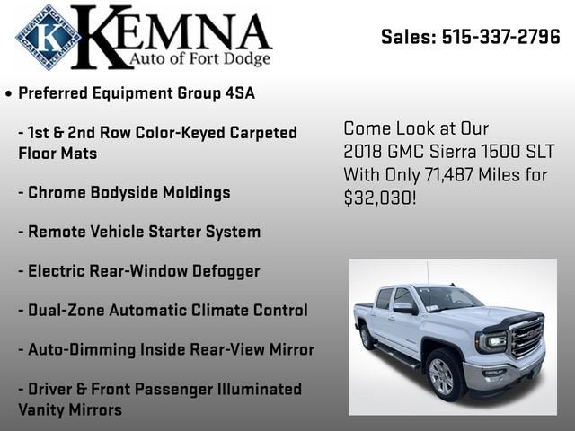 2018 GMC Sierra 1500 SLT