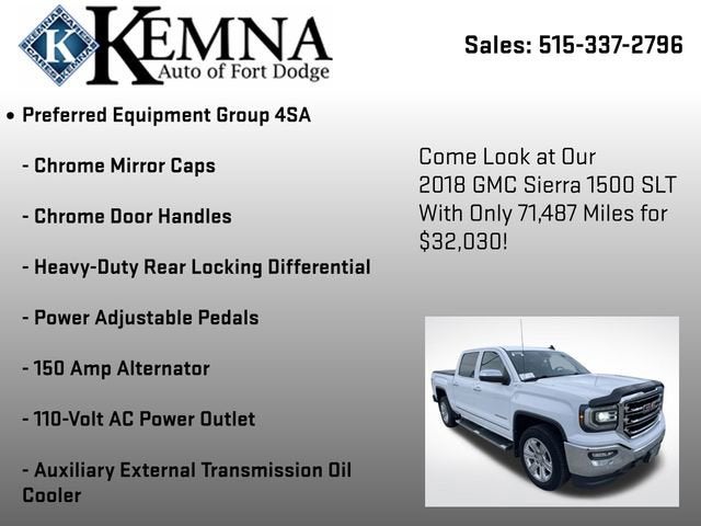 2018 GMC Sierra 1500 SLT