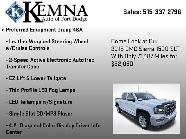 2018 GMC Sierra 1500 SLT