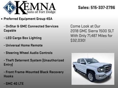 2018 GMC Sierra 1500 SLT