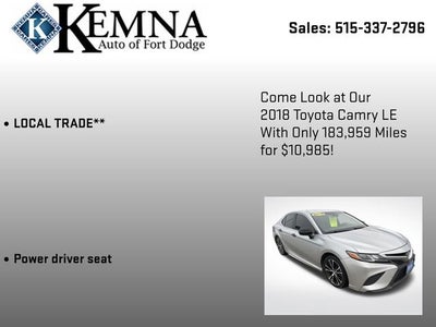 2018 Toyota Camry XLE
