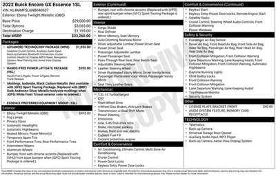 2022 Buick Encore GX Essence