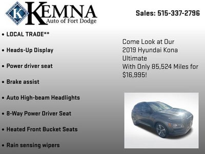 2019 Hyundai Kona Ultimate