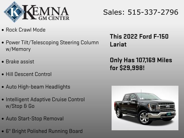 2022 Ford F-150 LARIAT