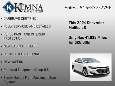 2024 Chevrolet Malibu FWD LS