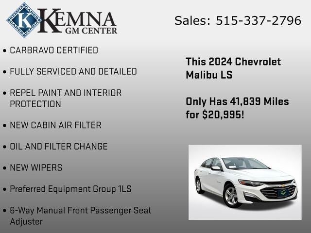 2024 Chevrolet Malibu FWD LS