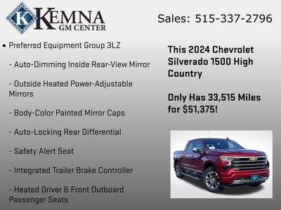 2024 Chevrolet Silverado 1500 4WD Crew Cab Short Bed High Country