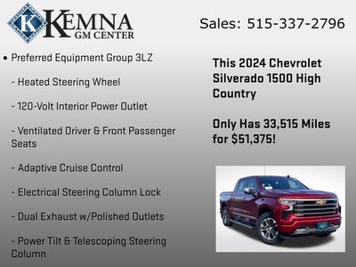 2024 Chevrolet Silverado 1500 4WD Crew Cab Short Bed High Country