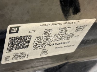 2018 Chevrolet Tahoe Premier