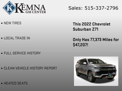 2022 Chevrolet Suburban 4WD Z71