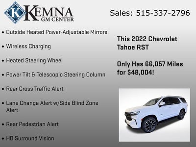 2022 Chevrolet Tahoe 4WD RST