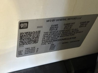 2022 Chevrolet Tahoe 4WD RST