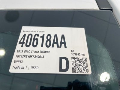 2019 GMC Sierra 2500HD SLT