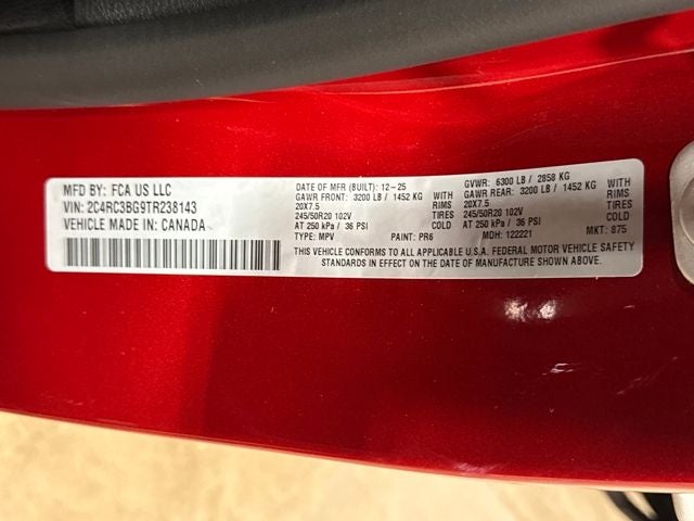 2026 Chrysler Pacifica PACIFICA SELECT AWD