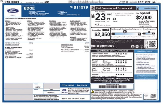 2024 Ford Edge Titanium