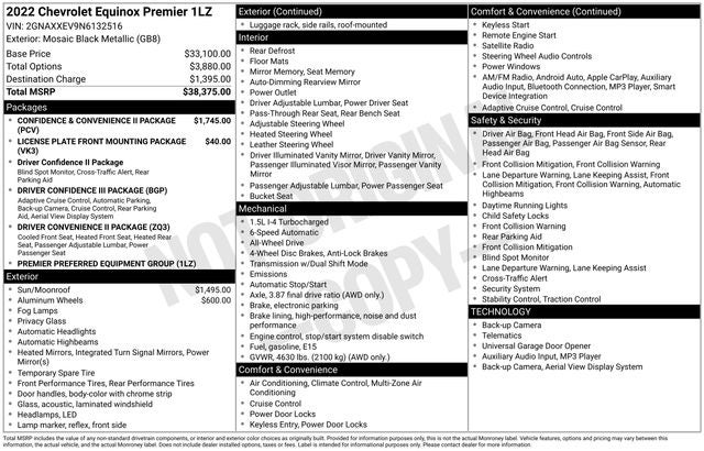 2022 Chevrolet Equinox AWD Premier
