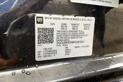 2024 Chevrolet Silverado 1500 4WD Crew Cab Short Bed LT Trail Boss