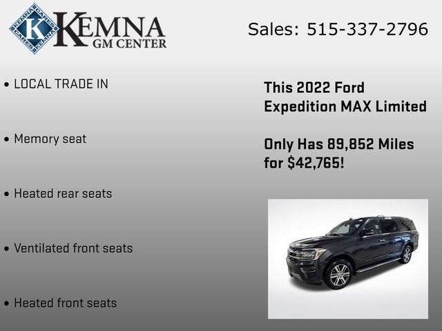 2022 Ford Expedition Max Limited