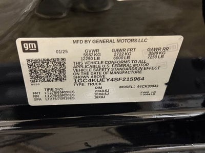 2025 Chevrolet Silverado 3500 HD LTZ