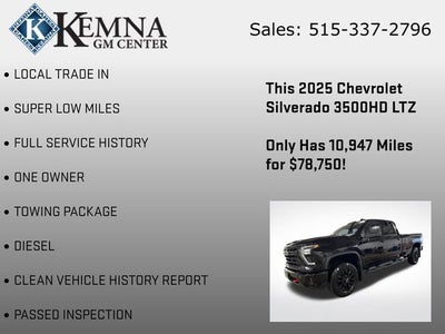 2025 Chevrolet Silverado 3500 HD LTZ