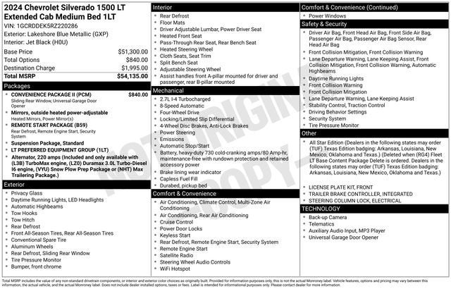 2024 Chevrolet Silverado 1500 LT