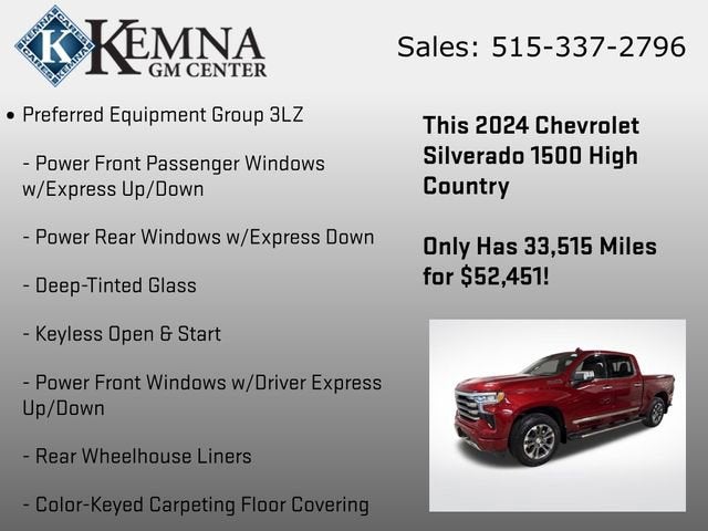 2024 Chevrolet Silverado 1500 High Country