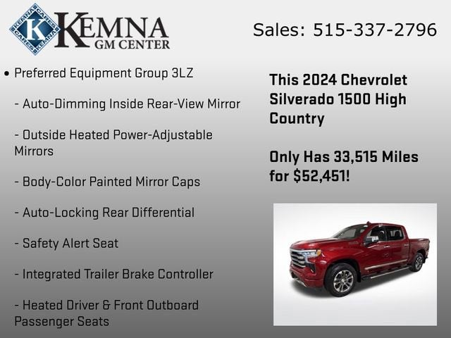 2024 Chevrolet Silverado 1500 High Country