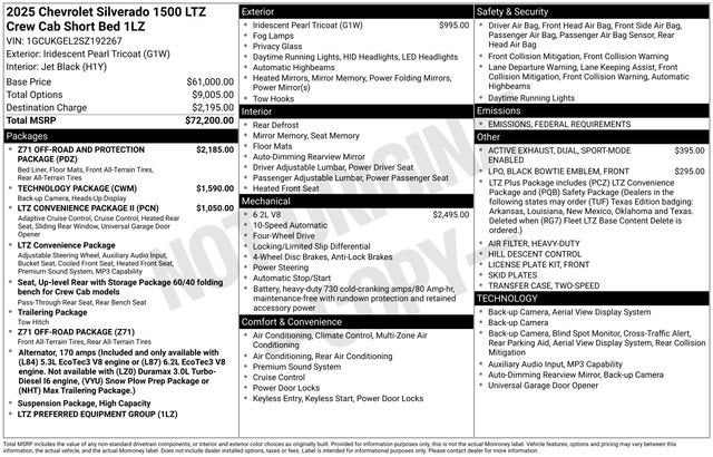 2025 Chevrolet Silverado 1500 LTZ