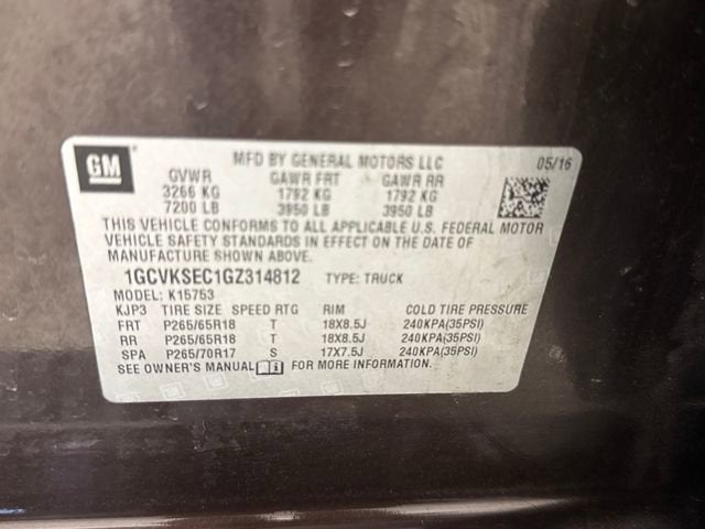 2016 Chevrolet Silverado 1500 LTZ